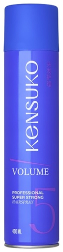 Kensuko PROFESSIONAL Объем и сверхсильная фиксация лак сверхсильная фиксация 400 мл
