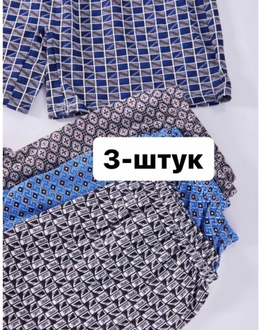 Шорты EVNARA синий, серый