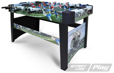 Игровой стол Круиз для футбола черный 4 фута