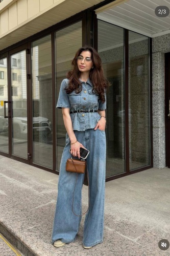Костюм повседневный Denim Cargo голубой