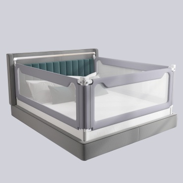 Бортик защитный BabyProx BP-200, 200x180 см, 4 шт, серый