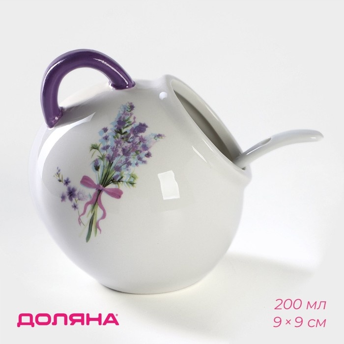Доляна сахарница Лаванда 1 шт, керамика