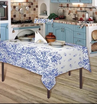 Скатерть Шуйские ситцы 250x145 см, хлопок, рогожка, 1 шт
