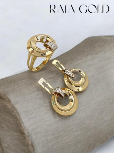 Raia Gold 200609 вес 9.69 г золото, без вставок