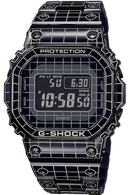 Кварцевые CASIO GMW-B5000CS-1 нержавеющая сталь