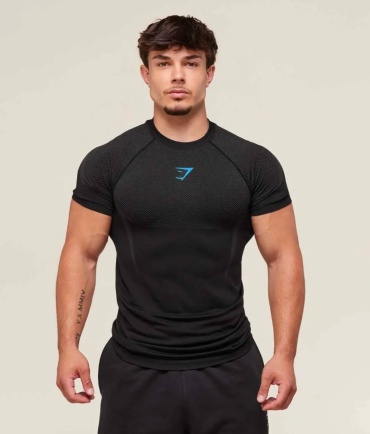 Рашгард Gymshark синий