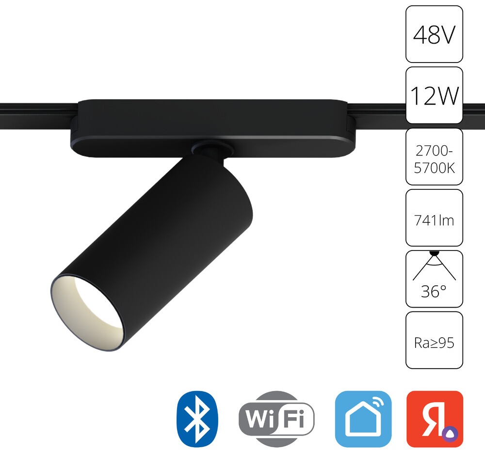 Arte Lamp магнитный трековый светильник RAPID/A2958PL-1BK