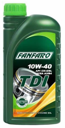 Полусинтетическое FANFARO TDI 10W-40 10W-40 1 л