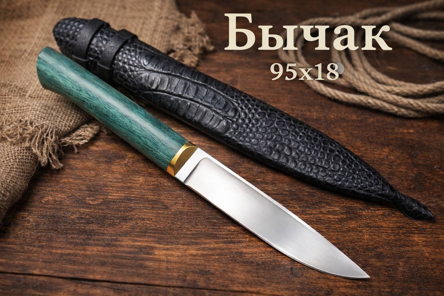 Нож Бычак Кизляр 95х18 премиум
