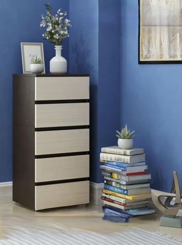 Комод Mfas, 41x33x87 см, коричневый