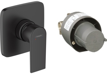 Смеситель для душа Hansgrohe Vernis Shape 71662670, латунь, цвет черный