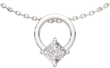Колье Lucente Silver ZO-0550130.ZZ_45 длина 45 см вес 2.49 г серебро, фианит
