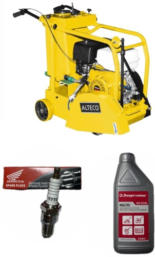 ALTECO резчик швов Q450H+масло 4Т, свеча Honda F7TC бензиновый