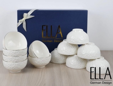 Набор пиал ELLA 12 шт, 180 мл, фарфор