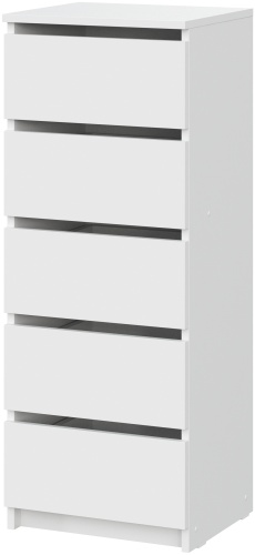 Комод GreenMebel КМ 3, 40x35x103.5 см, белый