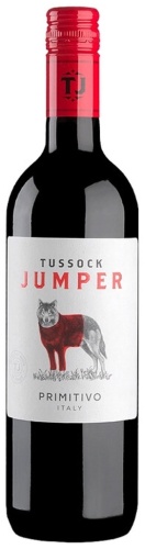 Вино Tussock Jumper Primitivo сухое красное 13.5% 0.75 л