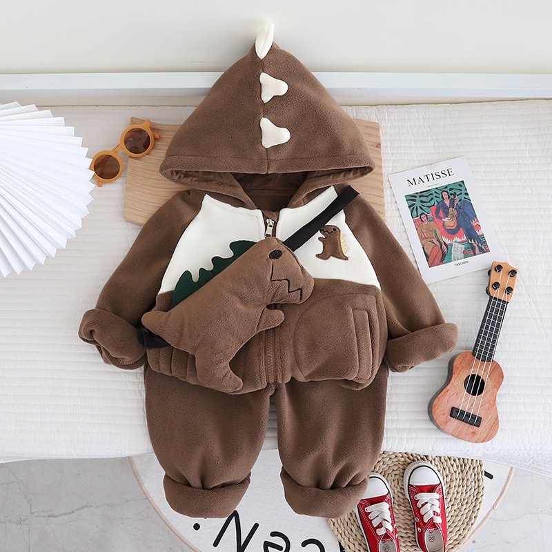 Комплект Kids Moda коричневый, белый