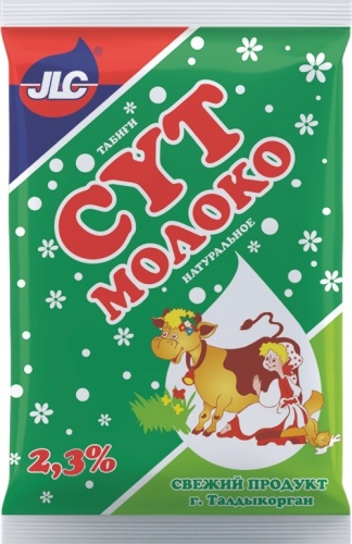 JLC молоко 2.3% 900 мл