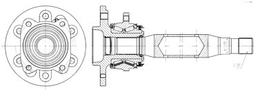PATRON полуось PDS 0565