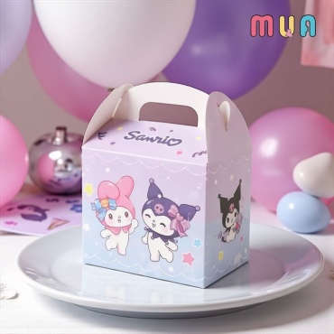 Тойбастар подарочная коробка MUA 10 шт Куроми Мелоди сиреневый сарқыт, 14 × х 12 х 10 см, (набор бонбоньерок)