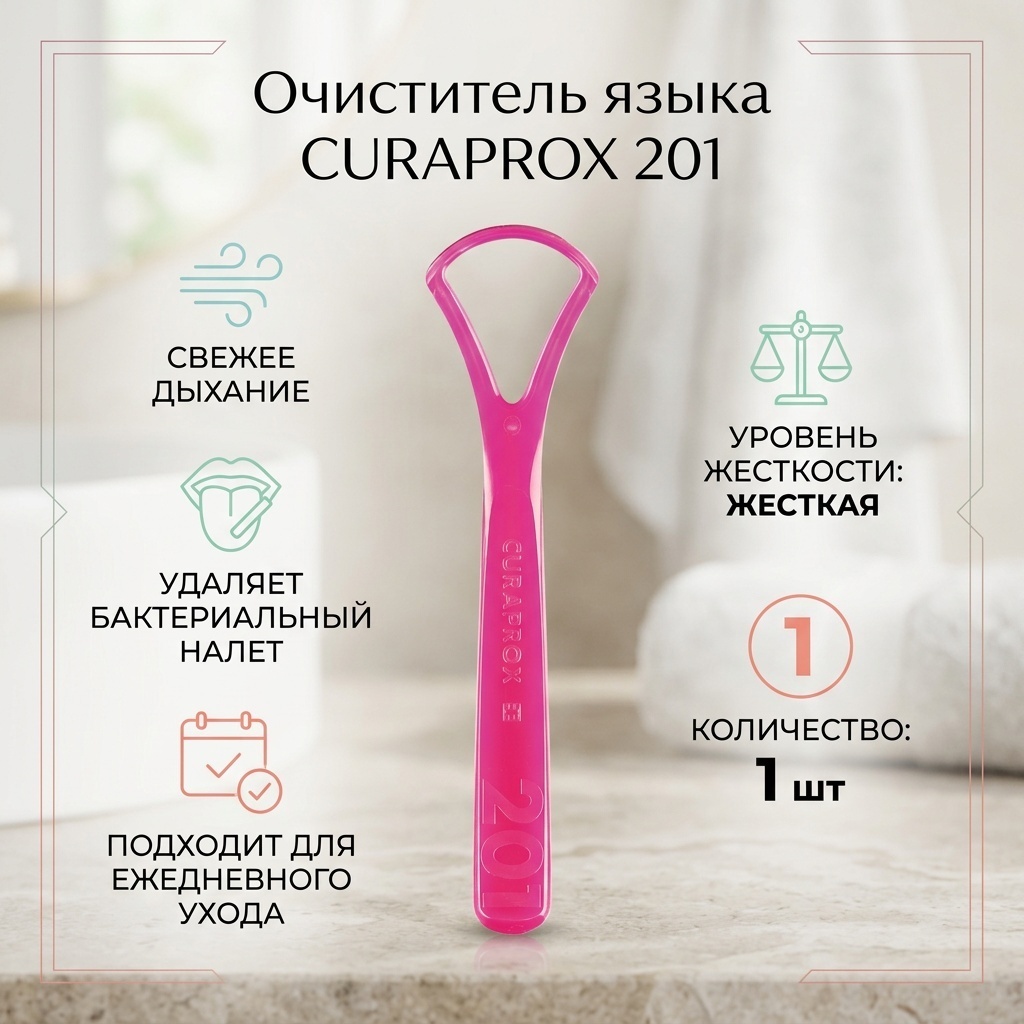 CURAPROX 201 очиститель языка жесткая 1 шт