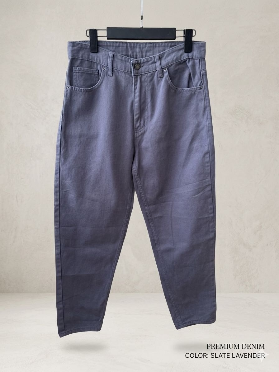 Джинсы бананы Denim графит