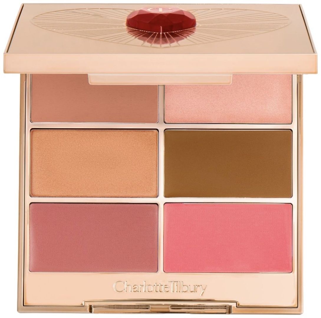 Charlotte Tilbury Love At First Swipe Face Palette румяна-хайлайтер Light - Medium