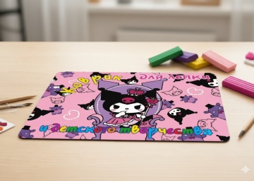 Доска-коврик для лепки А4, -KUROMI- гибкий