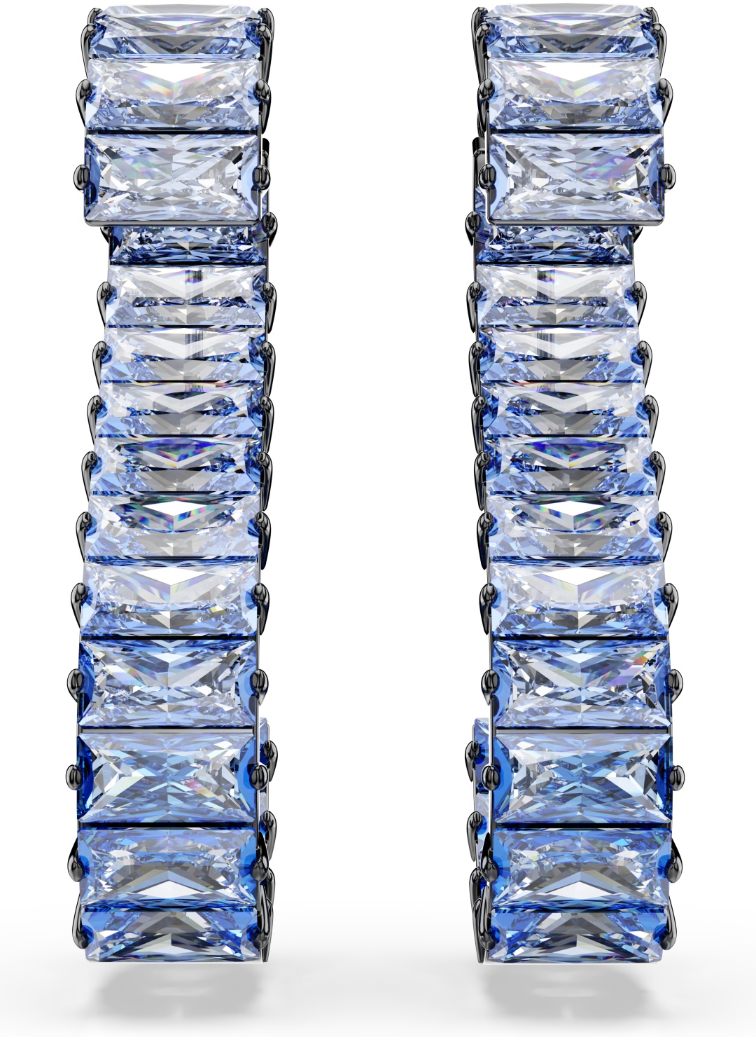 Серьги Swarovski ювелирный сплав, кристаллы Swarovski