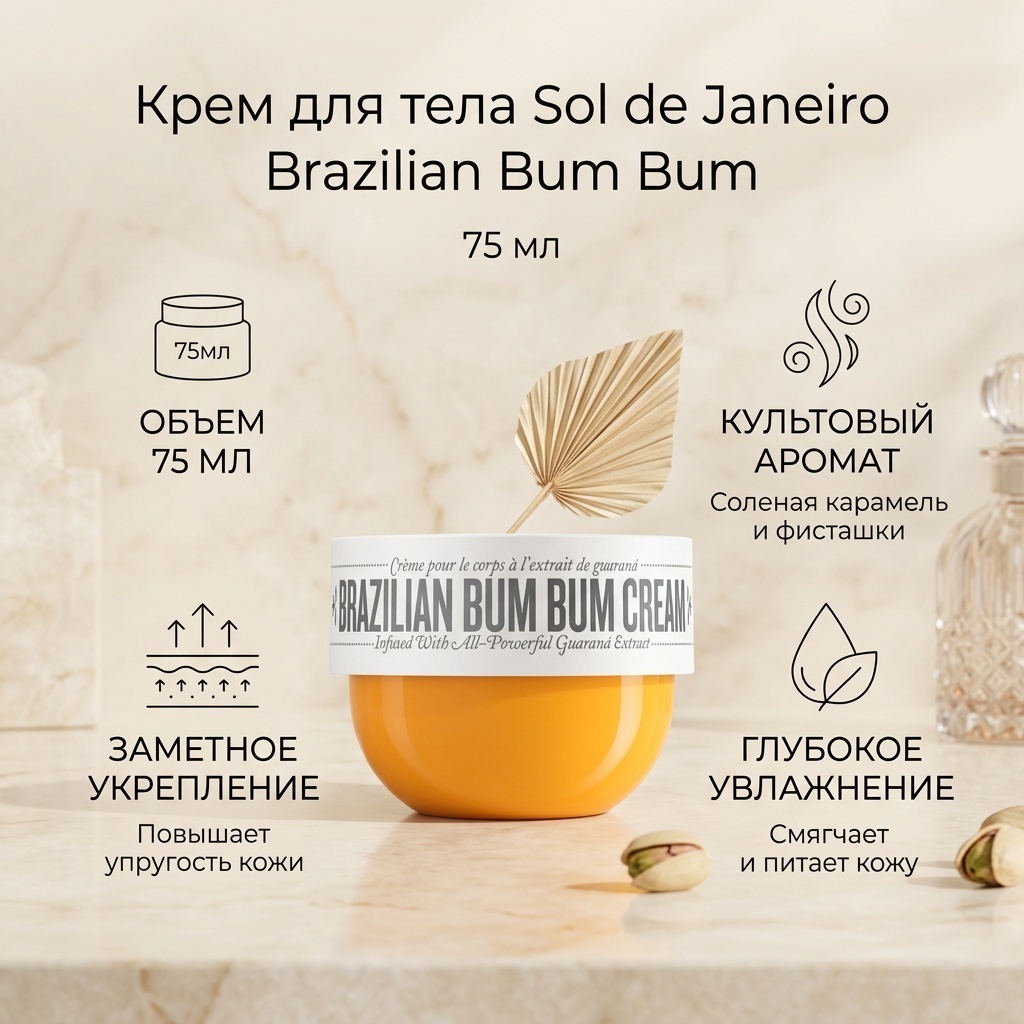 Sol de Janeiro Brazilian Bum Bum крем для тела 75 мл