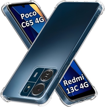 Чехол GUMI для POCO C65 прозрачный