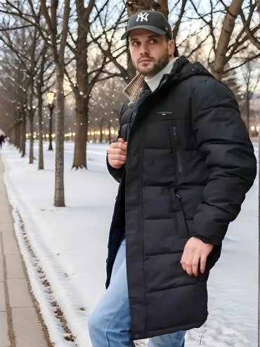 Пуховик IgI черный