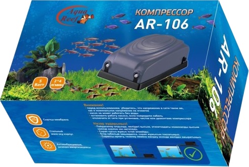 Компрессор Aqua Reef AR-106 мембранный, производительность до 120 л/ч