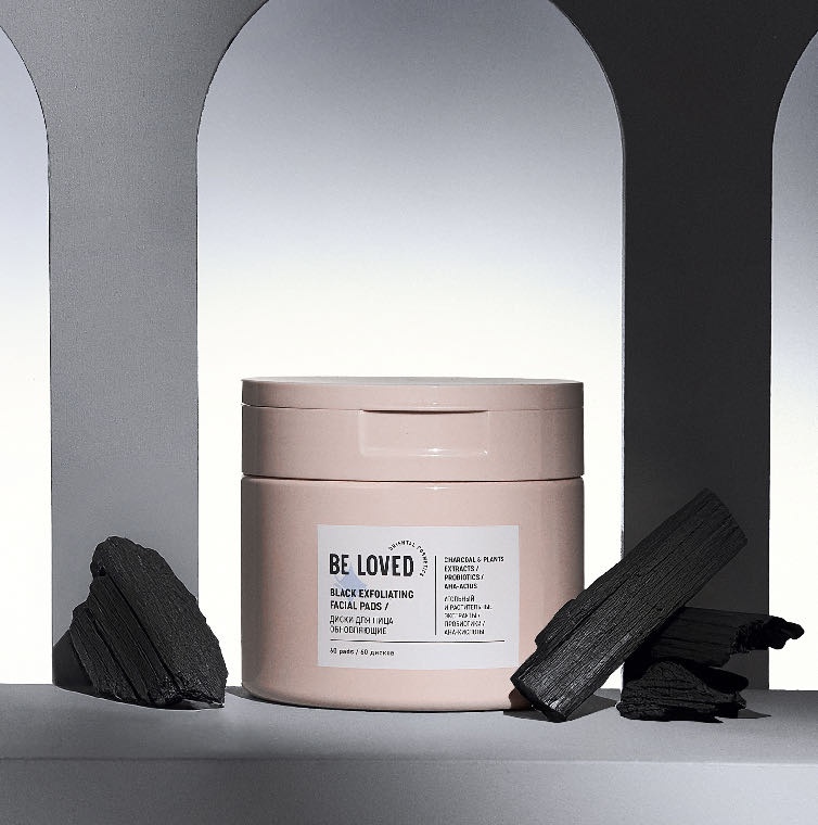 Be Loved Oriental пилинг Диски для лица обновляющие Black Exfoliating pads 60 шт