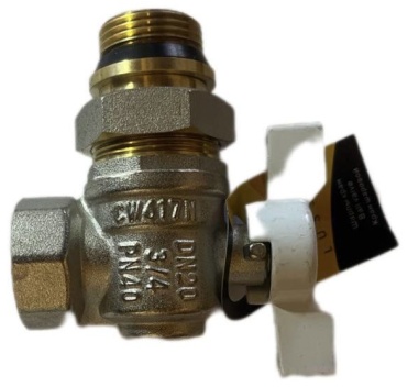 Кран шаровый LUSSO резьбовой (BP/HP) CW1670N Ду 20 (3/4)