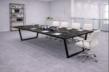 Стол компьютерный LOFTARA FIRESTONE, 240х90x75 см, черный