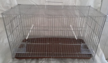 Клетка металл, пластик 70x30x40 см