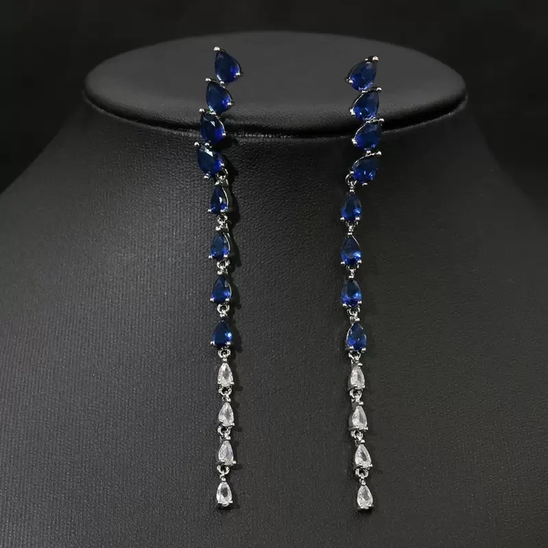 Серьги LoLo Crystals бижутерный сплав, цирконий