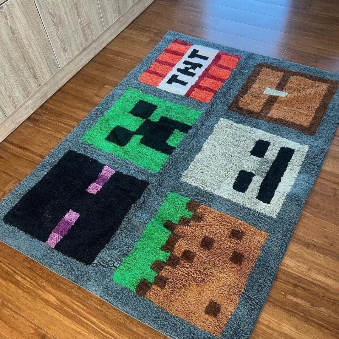 STELS коврик Коврик Minecraft 120x80 см, текстиль