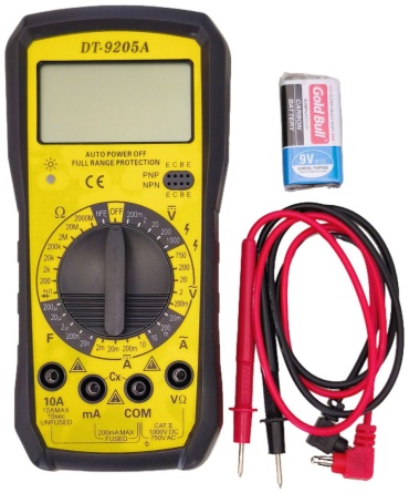 Ракета мультиметр DT-9205A, цифровой