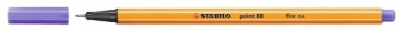 Ручка капиллярная STABILO point 88 1 шт, 0.4 мм, цвет чернил фиолетовый
