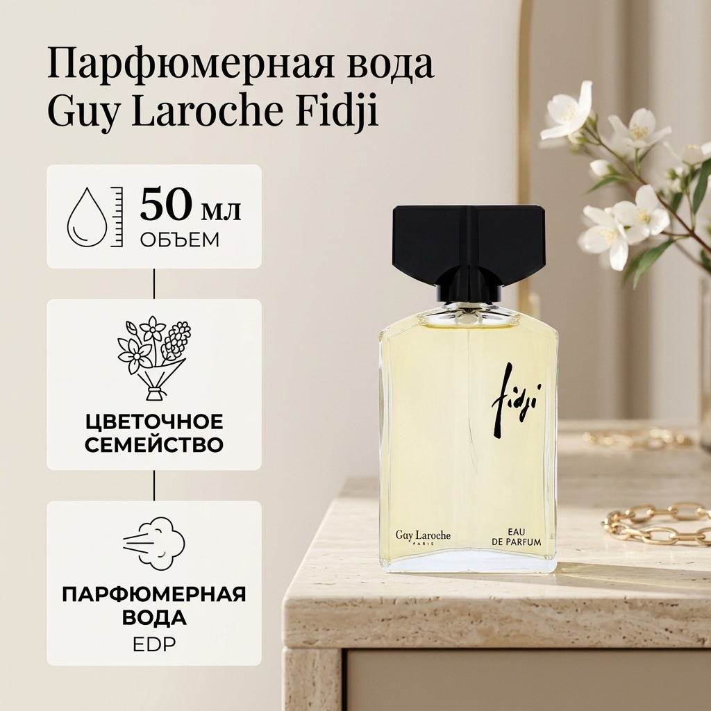 Guy Laroche Fidji парфюмерная вода EDP 50 мл, для женщин