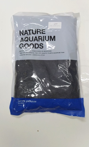 Houyi Black Golden Sand искусственный AQ-BGS1-2, 1-2 мм, 2.5 кг