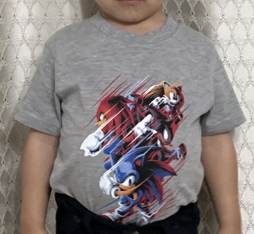 Футболка CHASTE kids серый