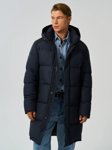 Пуховик Urban fashion for men темно-синий