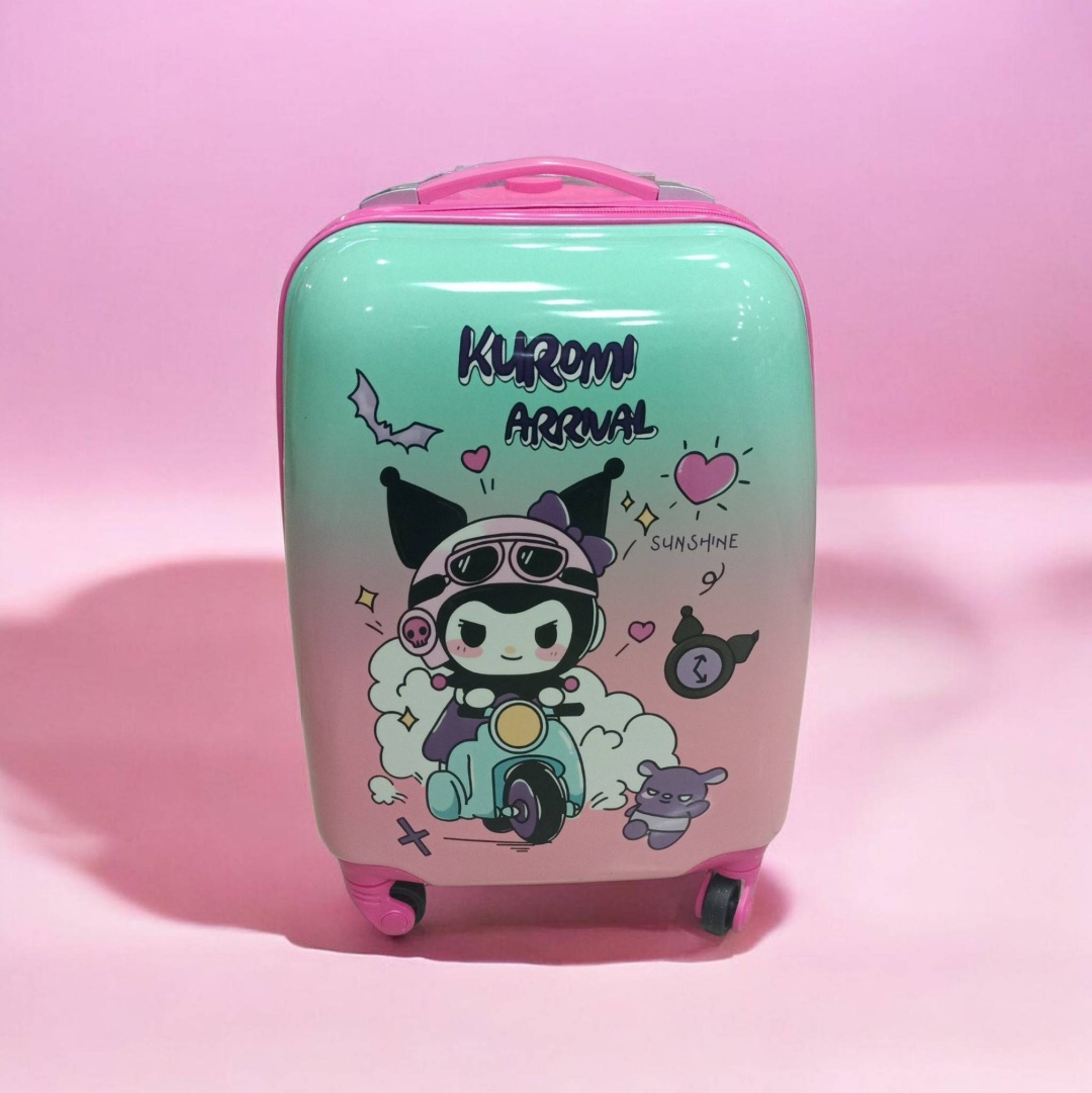 Чемодан Kuromi XS" поликарбонат 26 л розовый