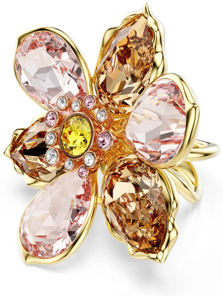 Кольцо Swarovski 5736224 размер 16 бижутерный сплав, кристаллы Swarovski