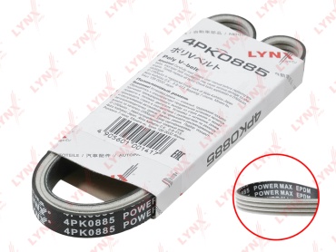 LYNXauto ремень поликлиновый 4PK0885