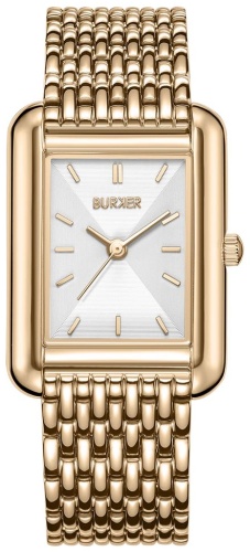 Кварцевые BURKER Olivia gold white сталь