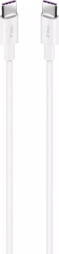 Кабель VLP USB TypeC (F), USB TypeC (M), 2 м, 2DK45B белый